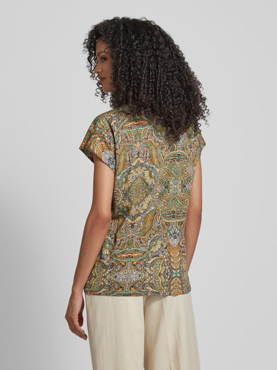 Soyaconcept T-Shirt mit Paisley-Muster Modell 'Felicity' Blau 5