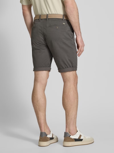 Lerros Bermudas mit Gürtel und Gesäßtaschen Oliv 5