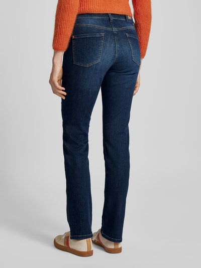 Cambio Straight leg jeans in 5-pocketmodel, model 'PIPER' Donkerblauw - 5