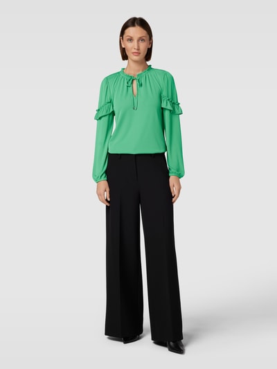 Lauren Ralph Lauren Blouseshirt met druppelvormige hals Groen - 1