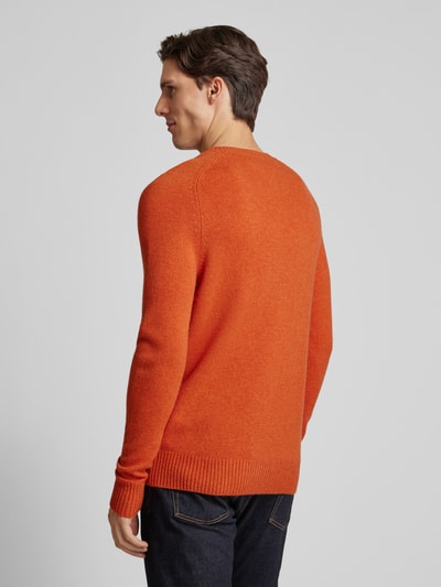 Tommy Hilfiger Wollpullover mit Logo-Stitching Orange 5