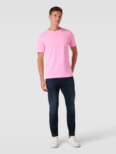 MC2 Saint Barth T-Shirt mit Label-Stitching Modell 'DOVER' Pink 1