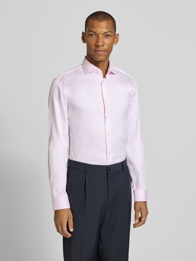 Jake*s Slim Fit Businesshemd mit extra langem Arm Hellrosa 4