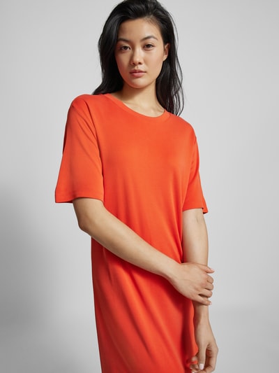 Jake*s Casual T-Shirt-Kleid mit Rundhalsausschnitt Dunkelorange 3