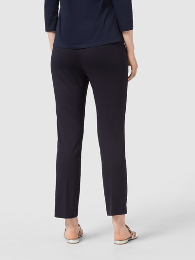 Marc Cain Stoffen broek met elastische band Marineblauw - 5