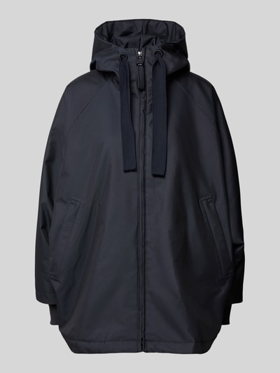 g-lab Relaxte pasvorm jack met capuchon model 'PUUR' Donkerblauw - 2