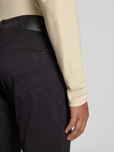 Pierre Cardin Tapered Fit Hose mit Eingrifftaschen Modell 'Lyon' Black 3