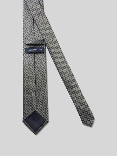 Prince Bowtie Seidenkrawatte mit Statement-Patch (7cm) Gruen 2