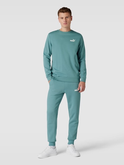 PUMA PERFORMANCE Sweatpants mit Label-Print Bleu 1