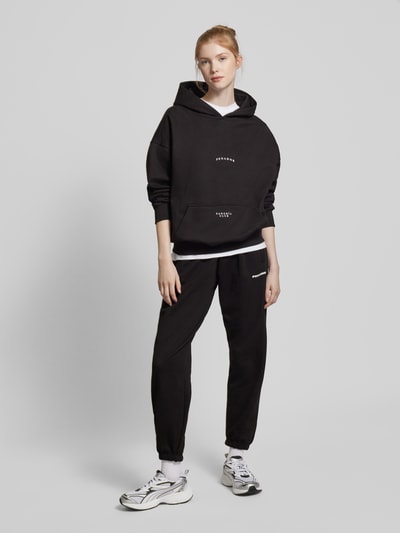 Pegador Sweatpants met labelstitching Zwart - 1