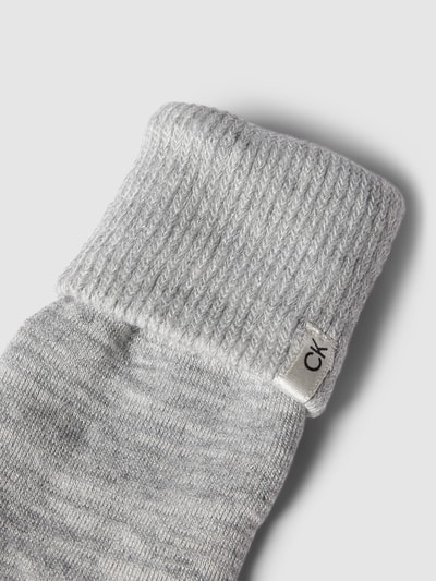 CK Calvin Klein Socken mit Label-Stitching Hellgrau 2