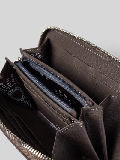 Abro Portemonnee met labeldetail Donkergrijs - 3