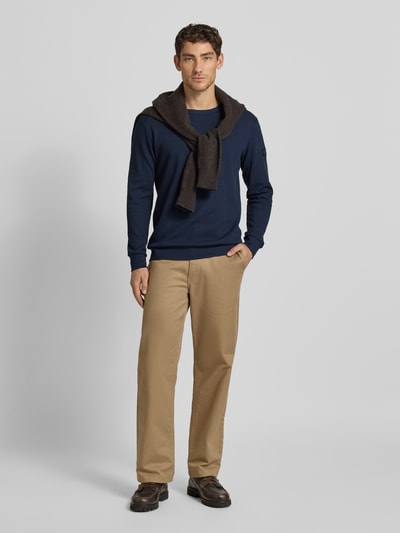 Tom Tailor Regular Fit Langarmshirt aus Baumwoll-Mix Marine 1