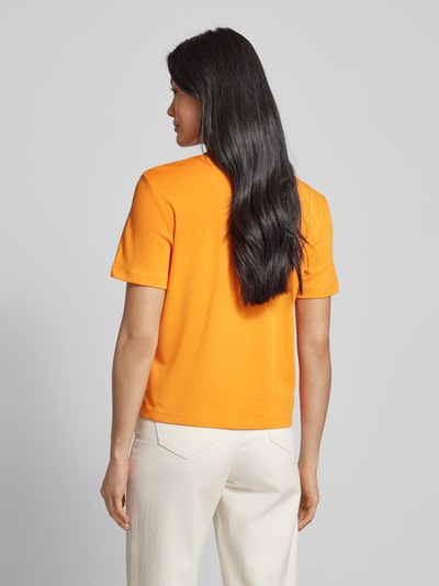 s.Oliver RED LABEL T-Shirt mit Seitenschlitzen Orange 5