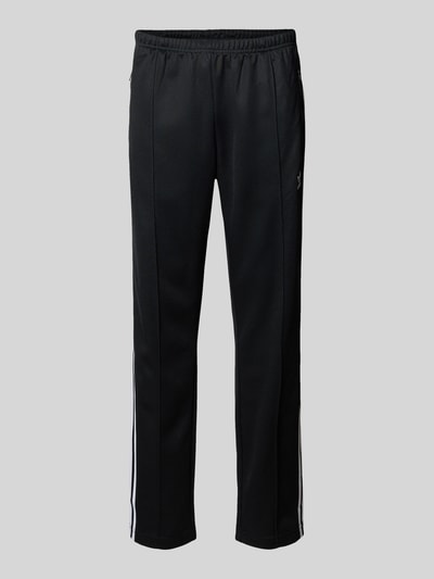 adidas Originals Trainingshose mit Längsnähten und elastischem Bund Black 2