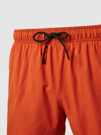 BOSS Badehose mit Label-Print Orange 2