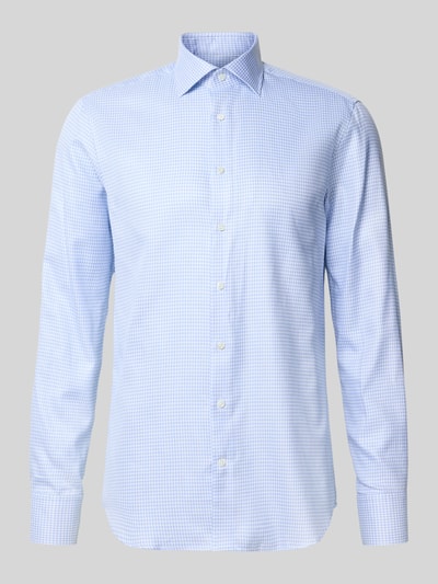 Stenstroms Regular Fit Business-Hemd mit Kentkragen Blau 2