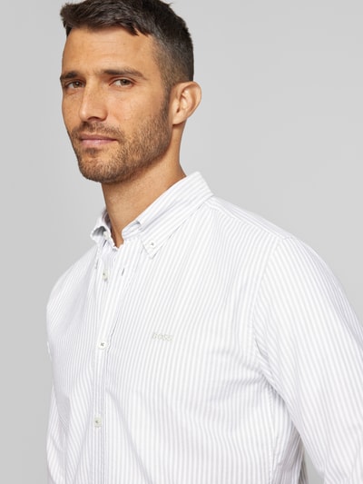 BOSS Regular Fit Freizeithemd mit Button-Down-Kragen Modell 'Roan' Mint 3