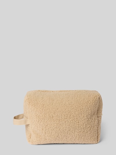 STUDIO NOOS Kosmetiktasche mit Teddyfell Ecru 2