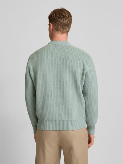 BOSS Orange Regular Fit Pullover aus Schurwolle-Mix MODELL 'KOLTORP' Mint 5