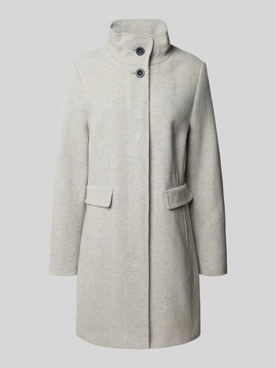 Gil Bret Mantel mit Stehkragen Hellgrau Melange 2