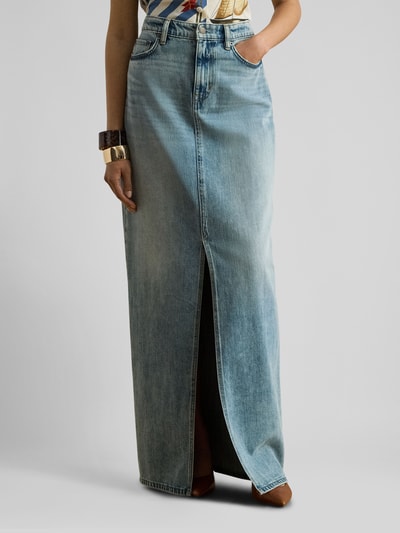 Lauren Ralph Lauren Taillierter Jeansrock aus Baumwoll-Lyocell-Mix Jeansblau Melange 4