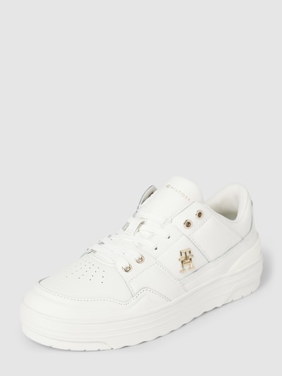 Tommy Hilfiger Sneakers met labelapplicatie, model 'BASKET SNEAKER' Ecru - 1