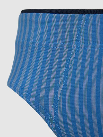 Schiesser Slip mit Streifenmuster Hellblau 2