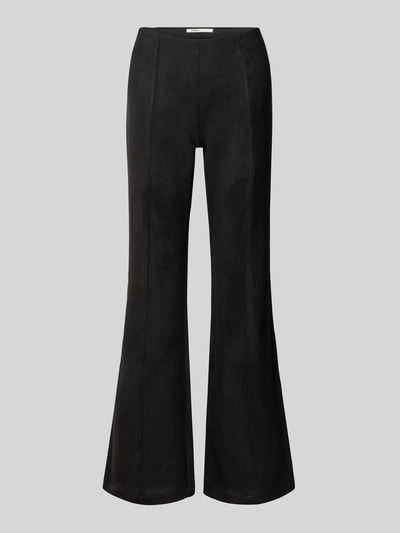 ONLY Regular Fit Schlaghose mit fixierte Bügelfalten Modell 'ABENA' Black 1