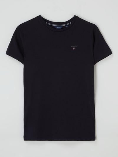 Gant T-shirt van katoen Marineblauw - 1