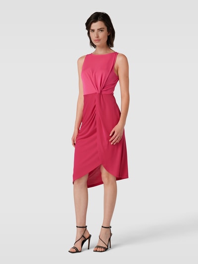 Lauren Ralph Lauren Midikleid in Wickel-Optik Modell 'FINA' Pink 1
