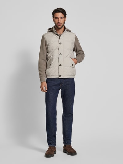 bugatti Jacke mit Kapuze Beige 1