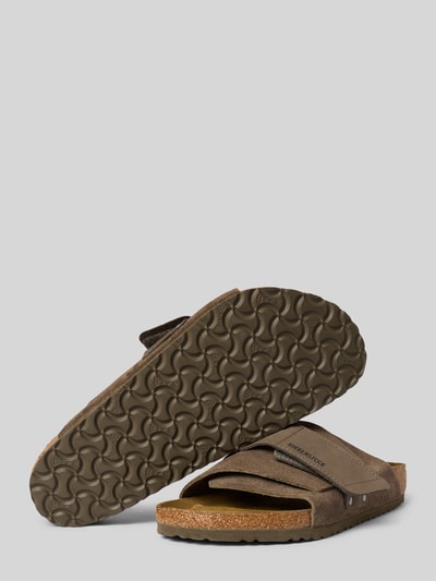 Birkenstock Sandalette mit Klettverschluss Modell 'Kyoto' Mittelgrau 4