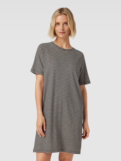 ARMEDANGELS Minikleid aus Baumwolle mit Streifenmuster Black 4