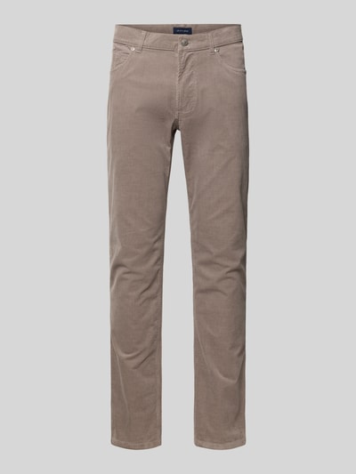 Christian Berg Men Corduroy broek met 5-pocketmodel Zilver - 2