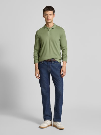 Christian Berg Men Regular Fit Poloshirt mit Knopfleiste Schilf 1