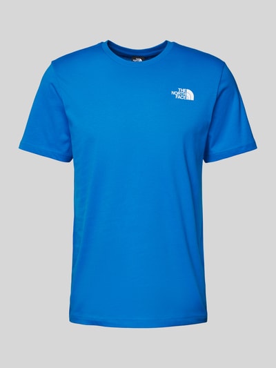 The North Face T-shirt met labelprint Lichtblauw - 2