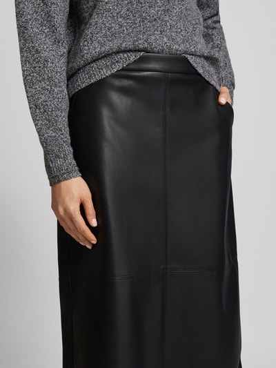 Christian Berg Woman Midirok met siernaden Zwart - 3