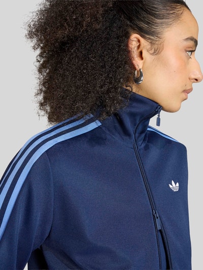 adidas Originals Regular Fit Sweatjacke mit Kontraststreifen Dunkelblau 5