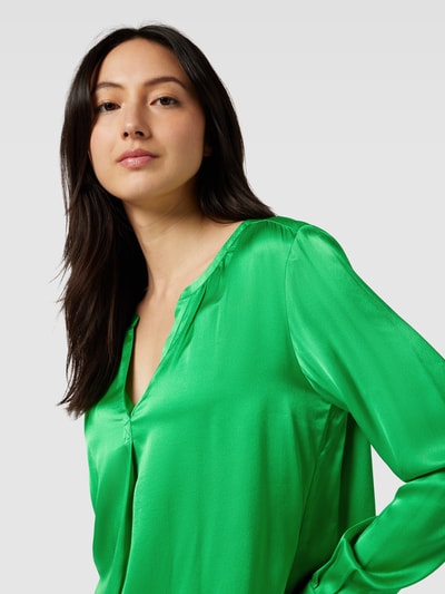 Milano Italy Blouseshirt met V-hals Groen - 3