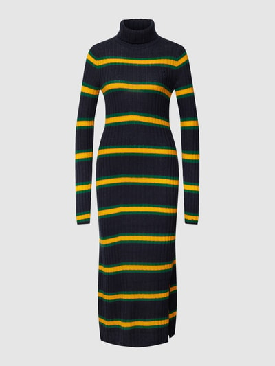 Tommy Hilfiger Strickkleid aus Wolle in Midilänge Marine 2