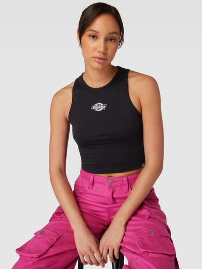 Dickies Top z nadrukiem z logo model ‘POWERS’ Czarny 3