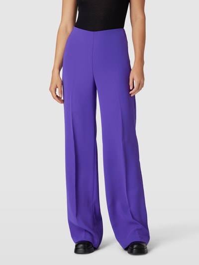 MANGO Stoffhose mit elastischem Bund Modell 'IGUANA' Purple 4