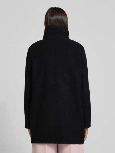 Fuchs Schmitt Lange jas met opstaande kraag en steekzakken Zwart - 5