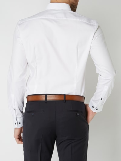 Jake*s Super Slim Fit Business-Hemd mit Stretch-Anteil Weiss 5