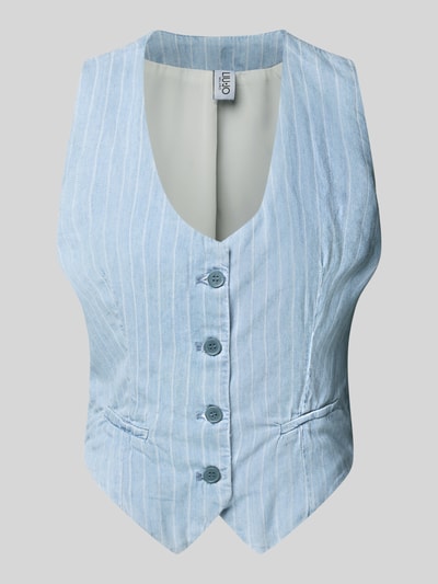 Liu Jo White Gilet met afgeronde V-hals Lichtblauw - 2
