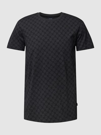 JOOP! Collection T-shirt met all-over motief Antraciet gemêleerd - 2