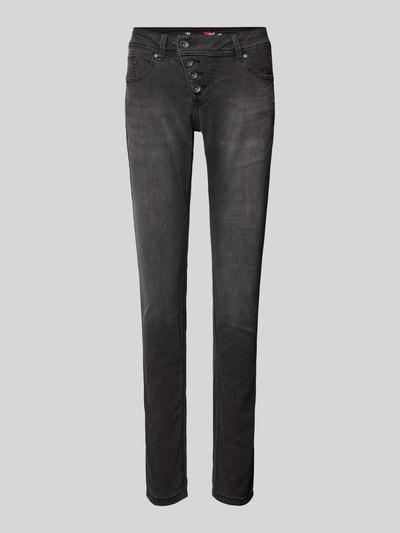 Buena Vista Slim fit jeans met 5-pocketmodel, model 'Malibu' Zwart - 2