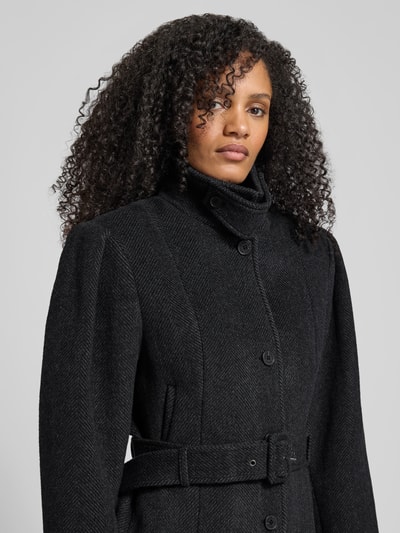 ROTATE Oversized Jacke mit Taillengürtel Dunkelgrau 3