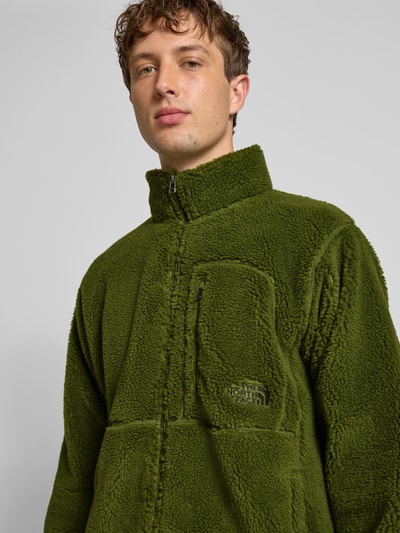 The North Face Kurtka teddy z zamkiem błyskawicznym, krój regular fit Oliwkowy 3